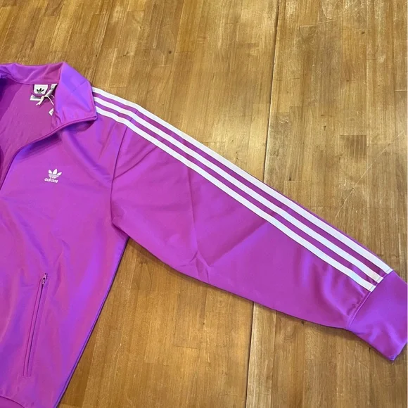 ADIDAS Women’s Purple Burst Firebird Track Jacket - Picture 4 of 6